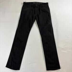 Mens Slim Jean Calvin Klein 32x30 Fits Like 32 X 30Black Stretch Denim Dark Wash
